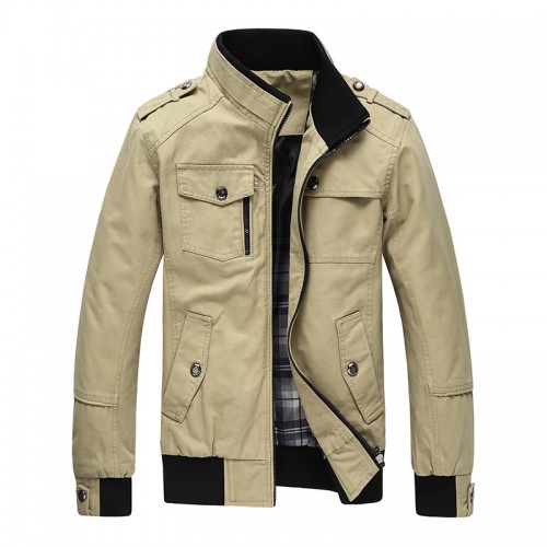 Autumn Spring Jacket Men Casual Coats Middle-Aged Comfortable Jackets Autumn Spring Jacket Men Casual Coats Middle-Aged Comfortable Jackets