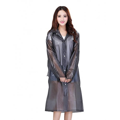 Women Hooded Waterproof Rain Coat Button Closer Outdoor Windbreak Colorful Ripple Rain Reusable Jacket Poncho Women Hooded Waterproof Rain Coat Button Closer Outdoor Windbreak Colorful Ripple Rain Reusable Jacket Poncho